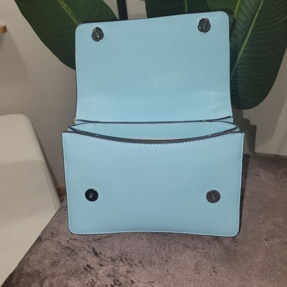 Guess Convertible Crossbody Handbag & Embossed Animal Print Wallet Leather - Picture 4 of 7